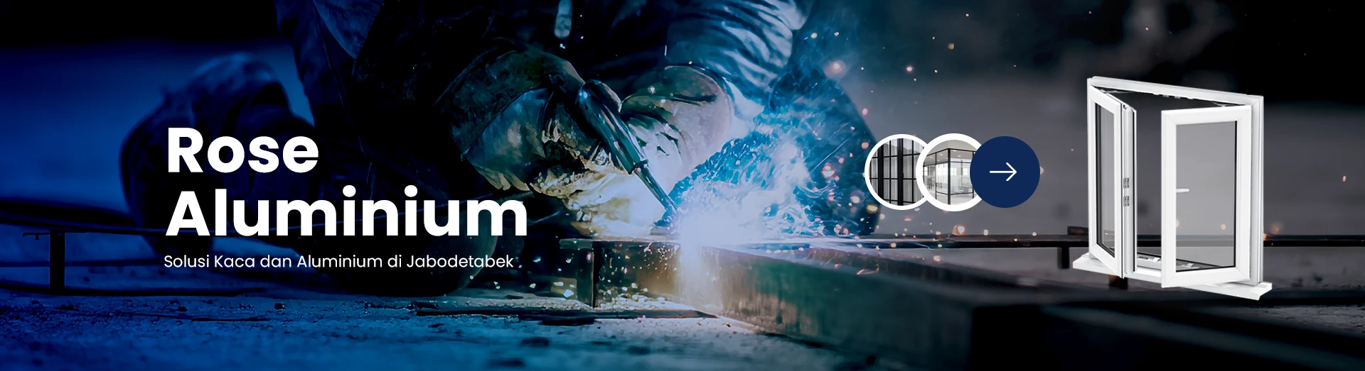 rose aluminium sidebar